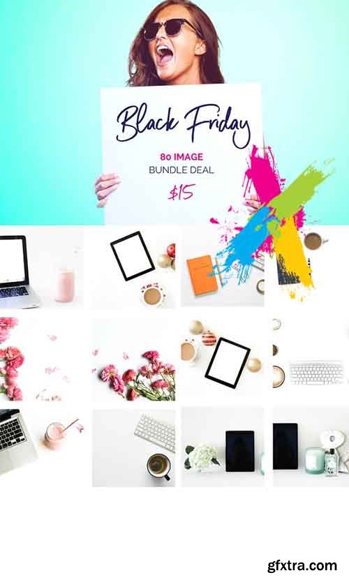 CreativeMarket - Black Friday 80 Image Bundle Deal 2081884