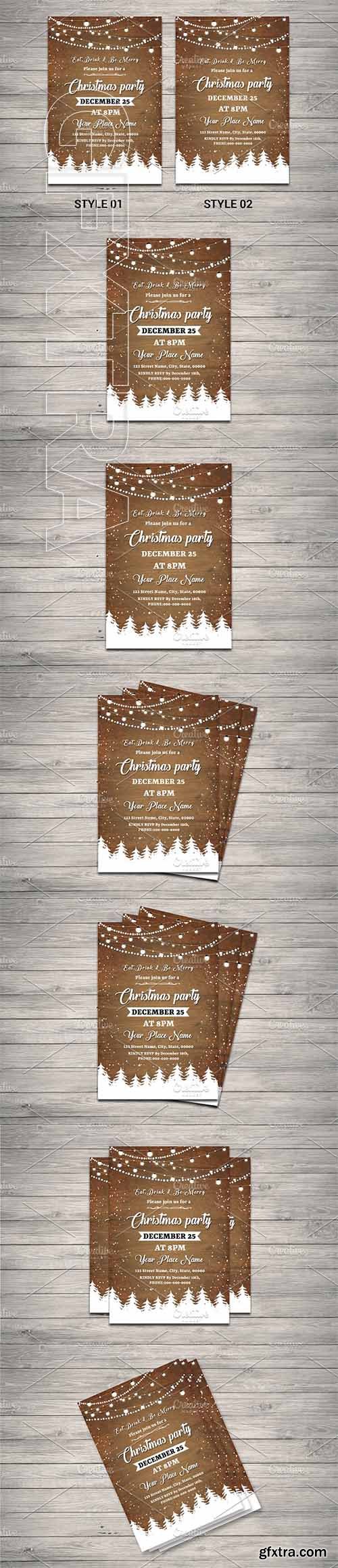 CreativeMarket - Christmas Party Flyer - V692 2069043