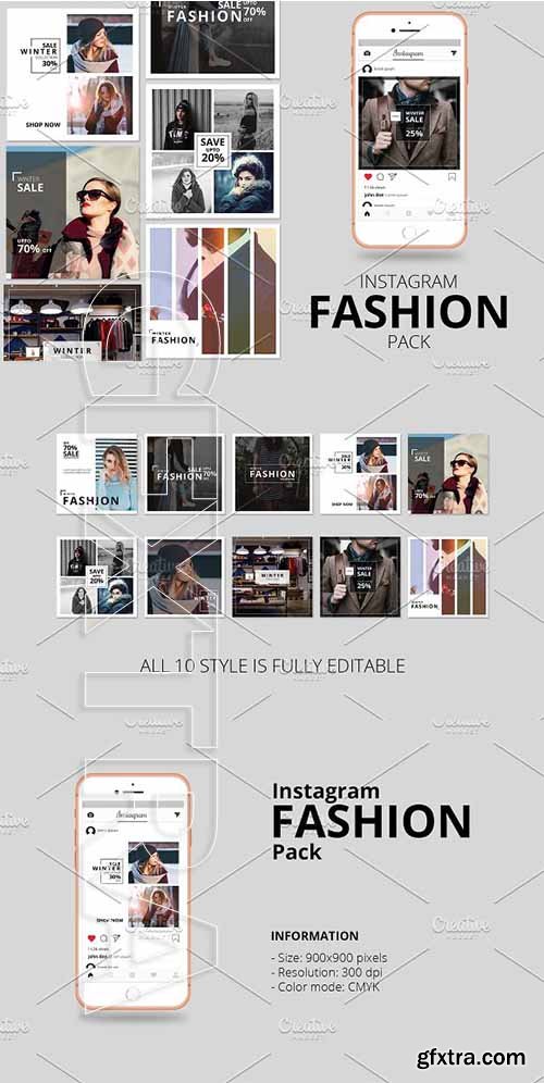 CreativeMarket - Instagram Advertisement Banners-V690 2066157