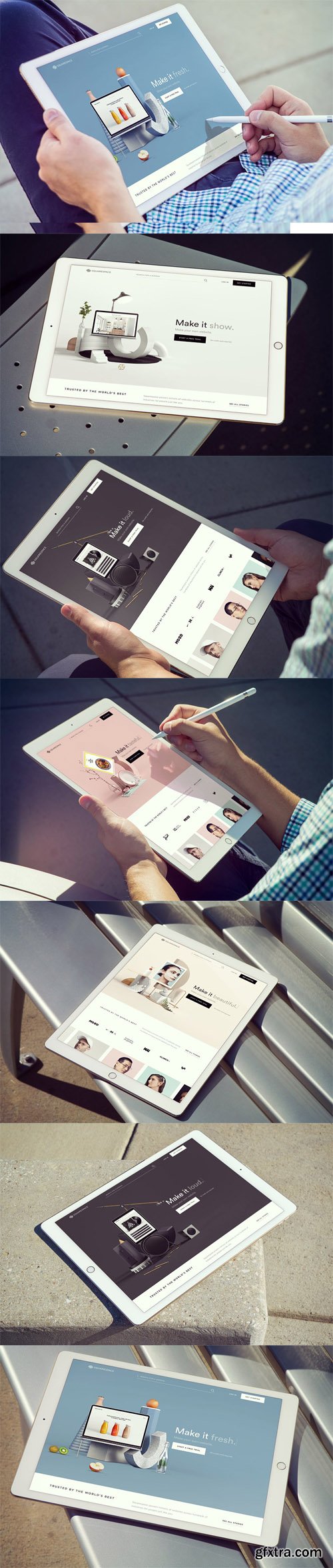 iPad Pro Mockups v8