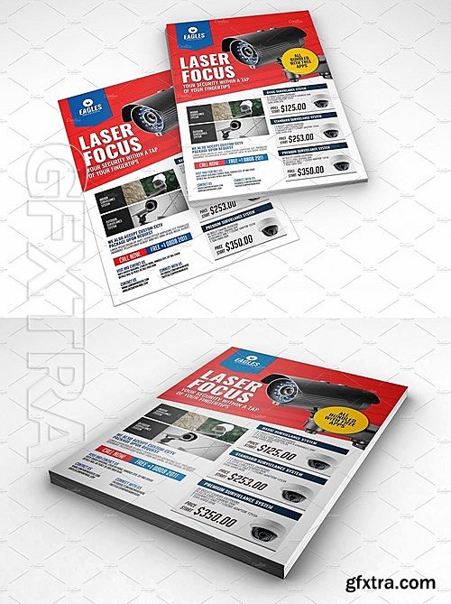 CM - CCTV Flyer Design Template 2089308