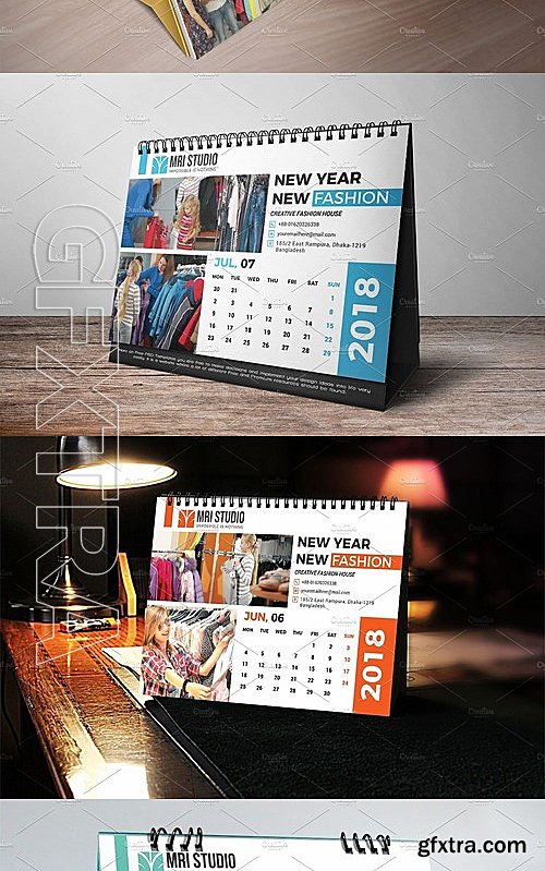 CM - DESK Calander Template 2018 2090916