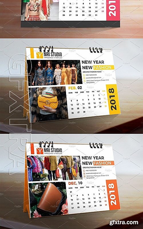 CM - DESK Calander Template 2018 2090916