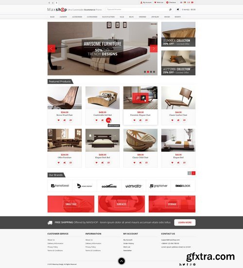 CM - Maxshop - eCommerce PSD Template 1441612