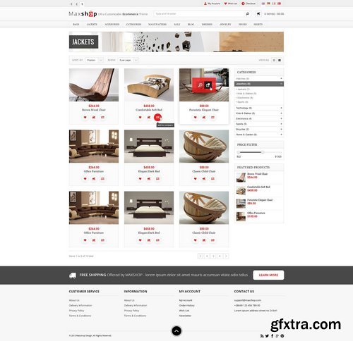 CM - Maxshop - eCommerce PSD Template 1441612