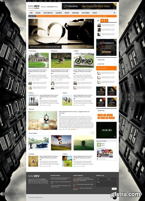 CM - Magrev - Magazine PSD Theme 1441422