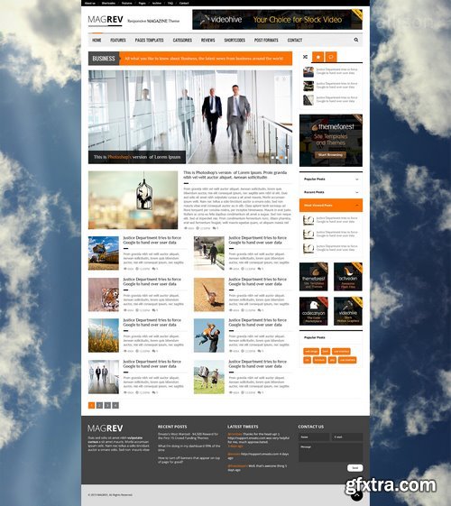 CM - Magrev - Magazine PSD Theme 1441422