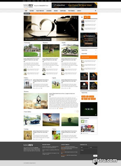 CM - Magrev - Magazine PSD Theme 1441422