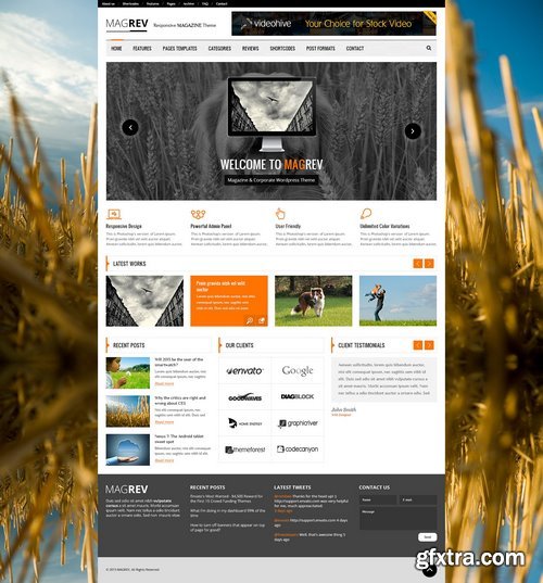 CM - Magrev - Magazine PSD Theme 1441422