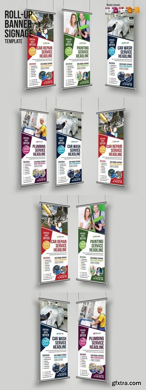 CM - Roll-Up Banner Signage v3 695572