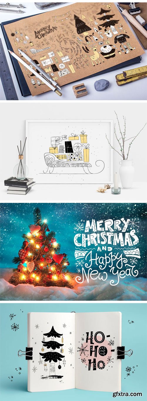 CM - Fairy Christmas Kit, EPS+PNG 2039972