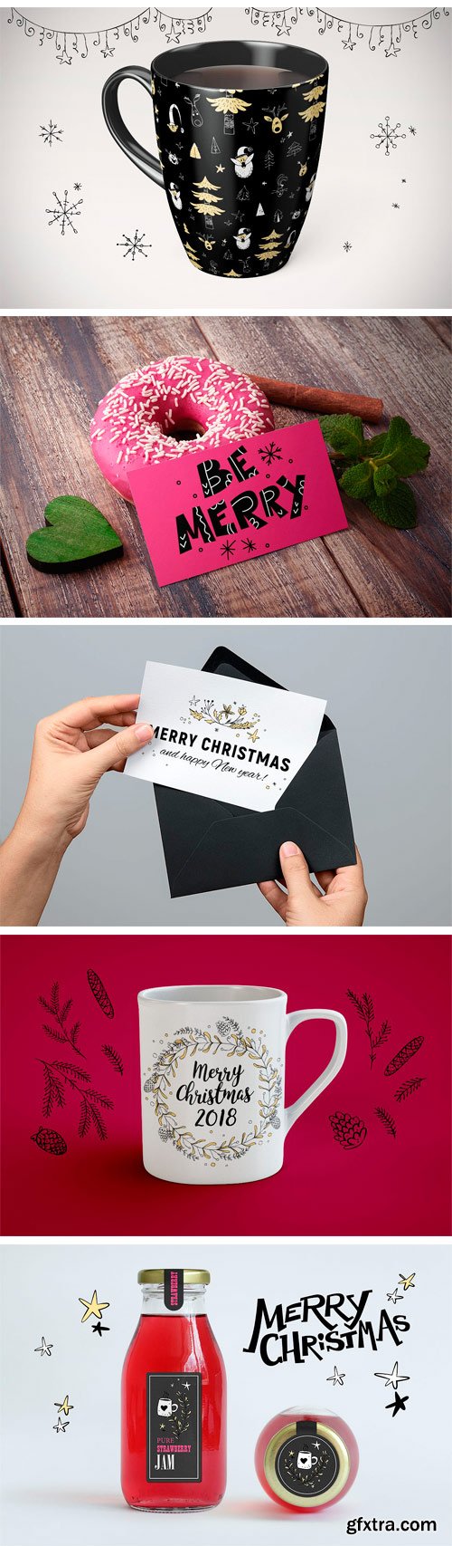 CM - Fairy Christmas Kit, EPS+PNG 2039972