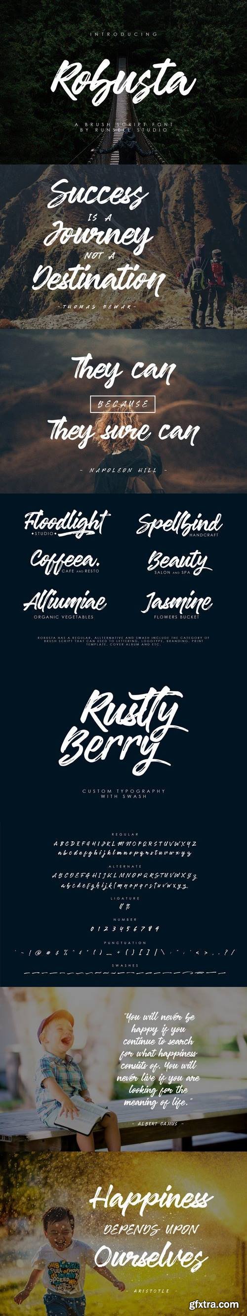 CM - Robusta + Swash Font 1466094