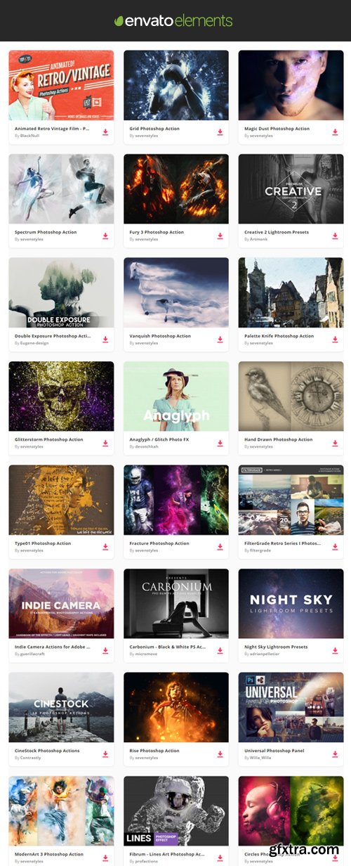 Envato Elements - Actions and Presets
