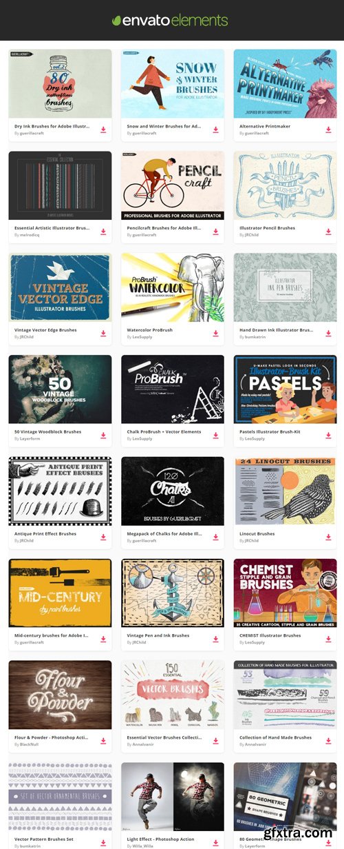 Envato Elements - Brushes