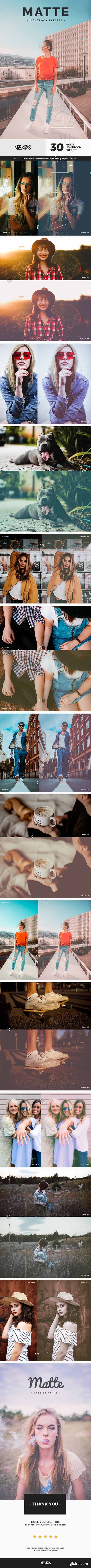 GraphicRiver - 30 Matte Lightroom Presets 20975689