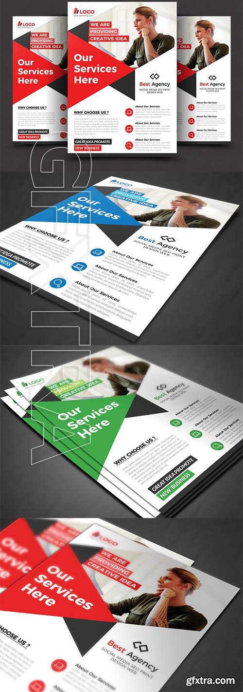 CreativeMarket - Corporate Business Flyer Templates 2082786