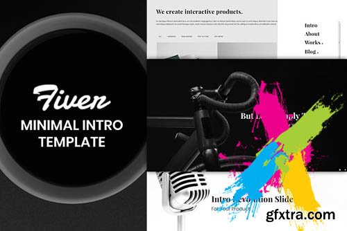 CreativeMarket - Fiver Html5 Intro + Template 2084037