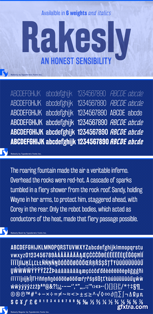 Rakesly Font Family