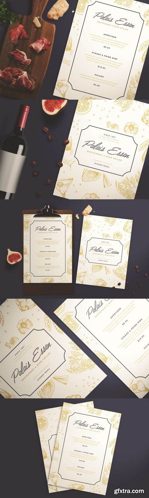 Elegant Restaurant Menu