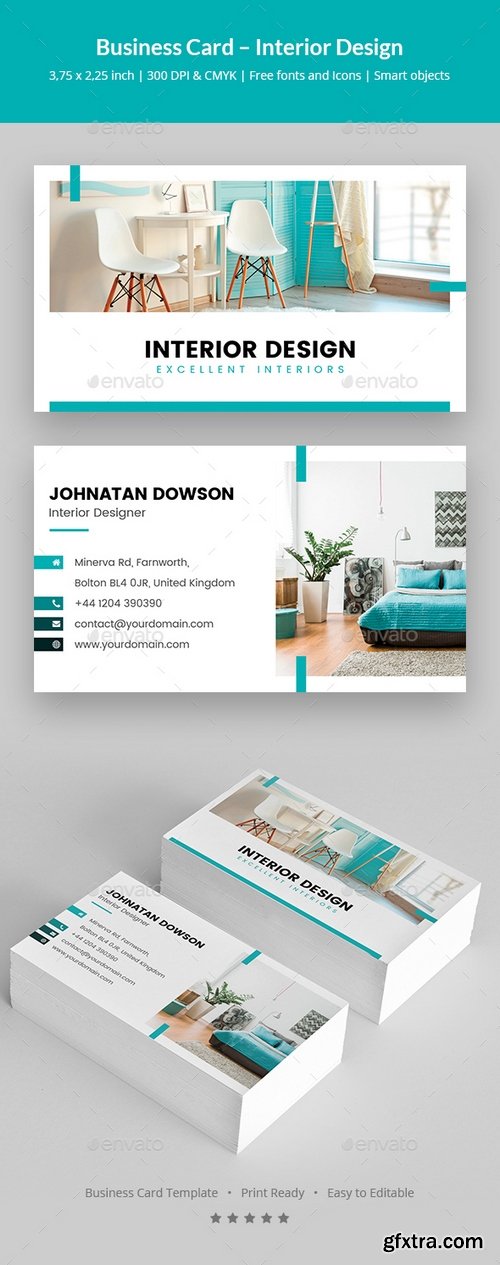 Graphicriver - Business Card – Interior Design 21068185