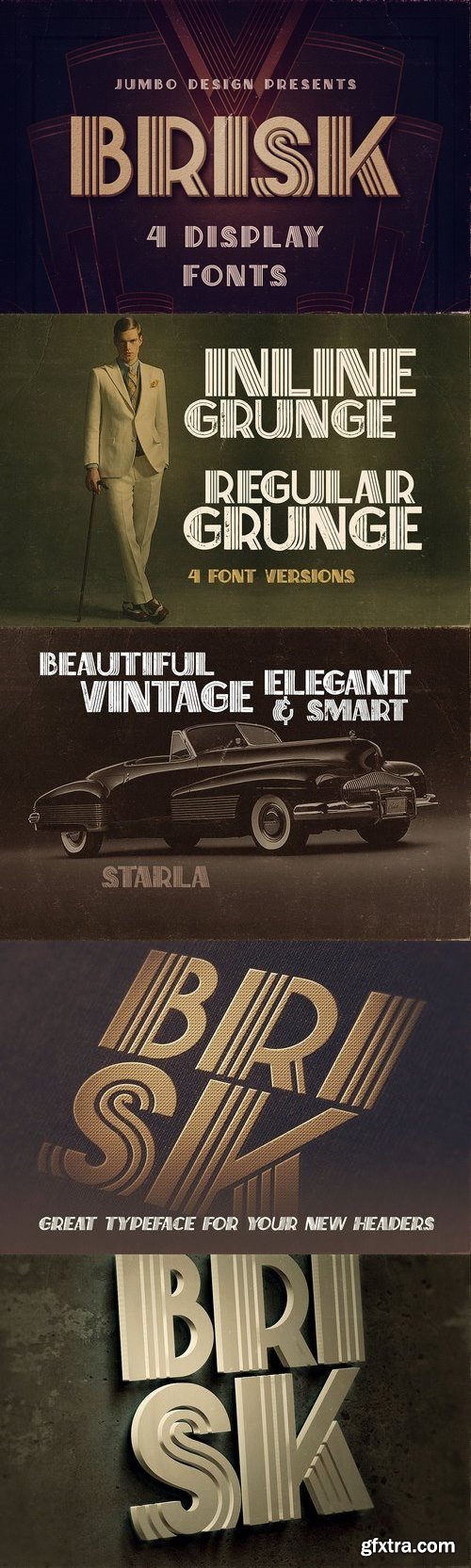 CM - Brisk - ArtDeco Display Font 1691291