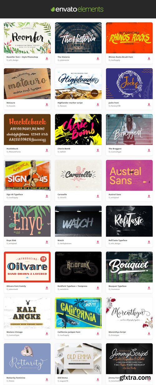 Envato Elements - Script and Handwritten Font
