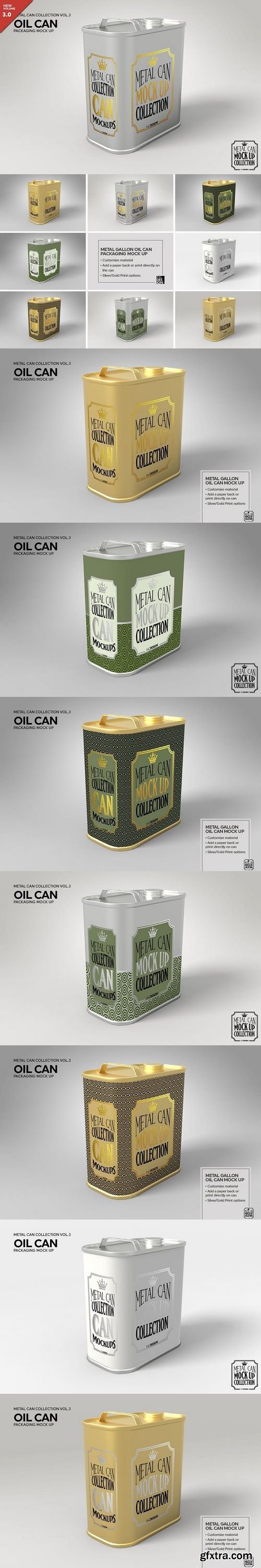 CM - Metal Oil Gallon Can Mock Up 1930744