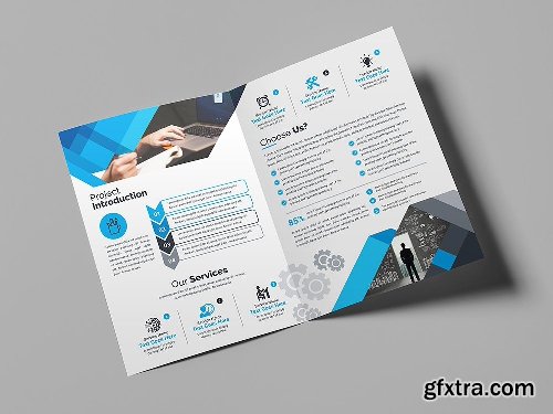 CreativeMarket Bi-Fold Brochure 2045054