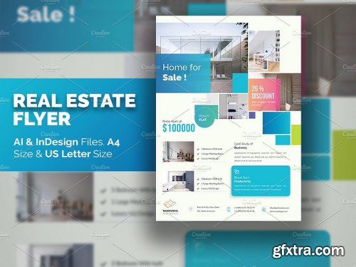 CreativeMarket Real Estate Flyer 2089877