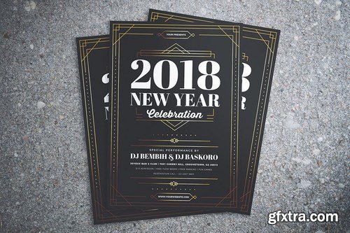 New Year Celebration Flyer