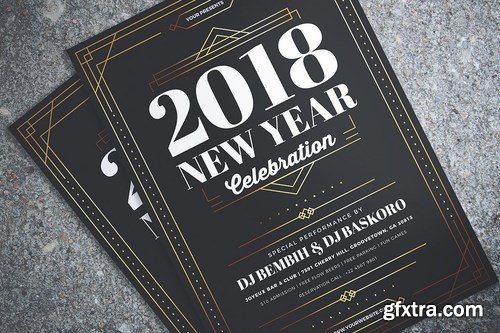 New Year Celebration Flyer