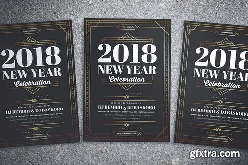 New Year Celebration Flyer