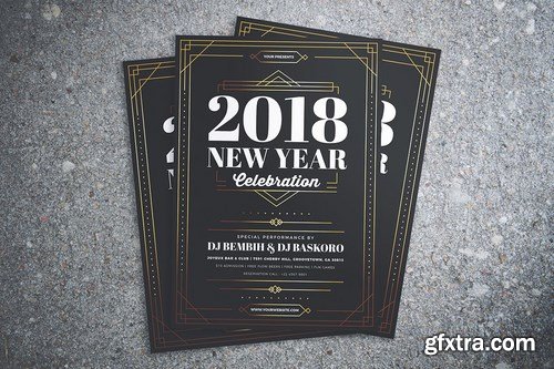 New Year Celebration Flyer