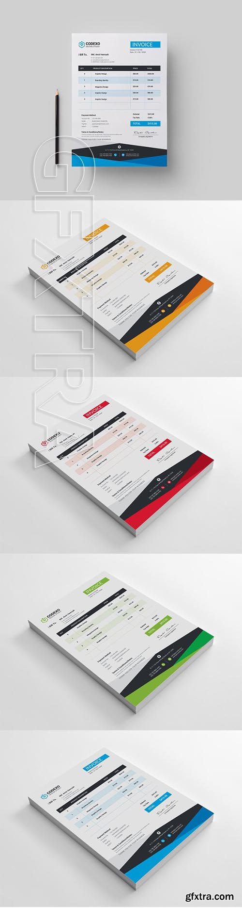 CreativeMarket - Invoice Template 2109896