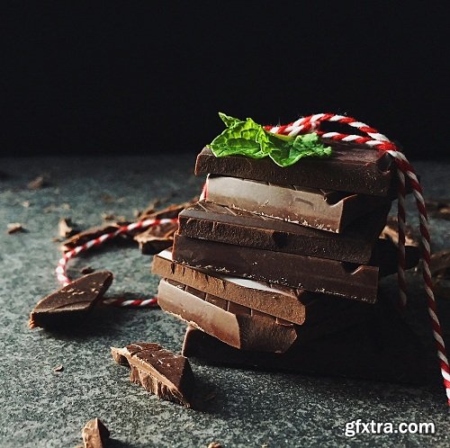 Dark and Moody Chocolate Photography: DIY Natural Light Studio