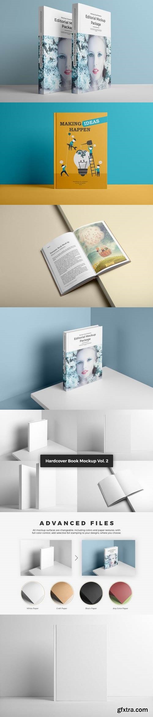 Hardcover Book Mockup Vol. 2