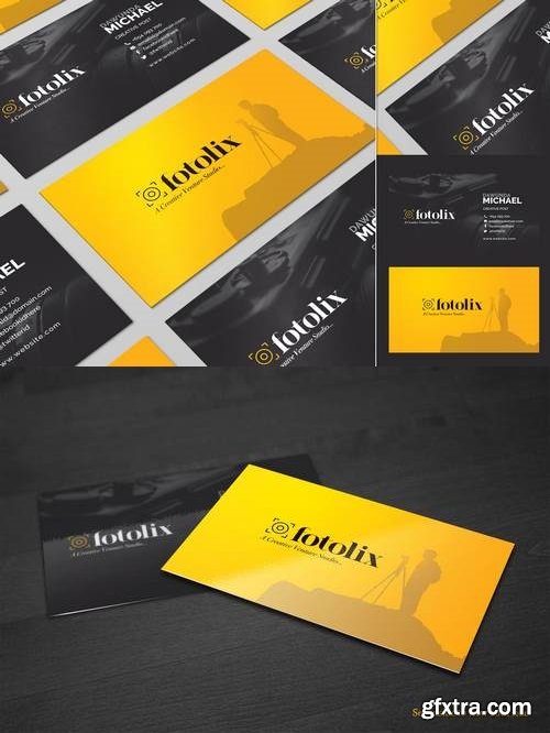 Photographer Minimal Business Card