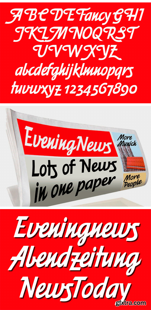 CM - Eveningnews Fonts 2067743