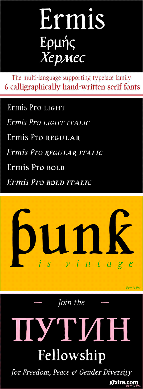 Ermis Pro Font FAmily