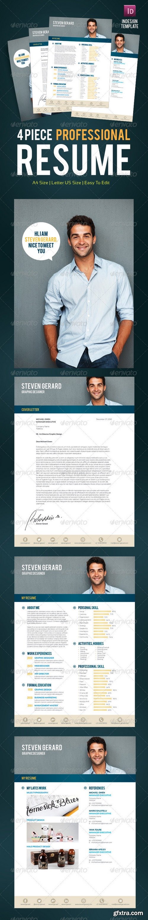 Graphicriver - Professional Resume 3452999