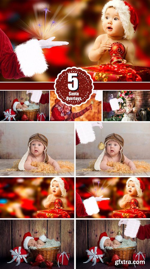 CM - Santa Hand, Christmas photo overlays 2067307