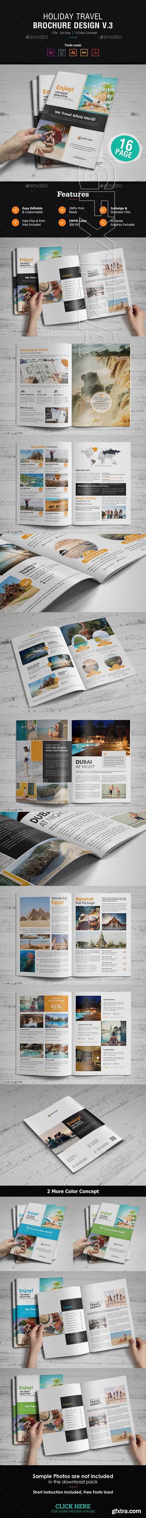 GraphicRiver - Holiday Travel Brochure Design v3 21073221