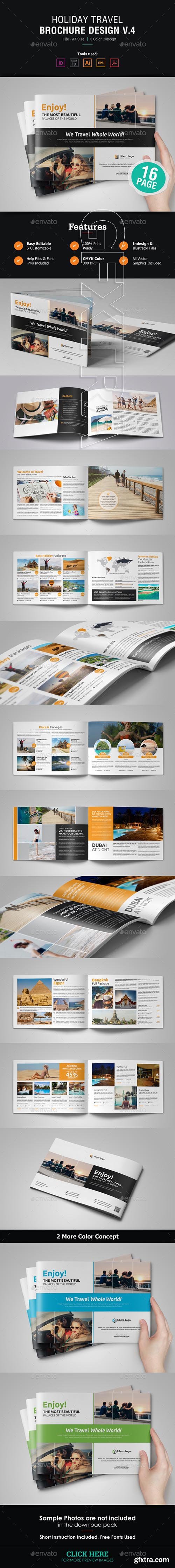 GraphicRiver - Holiday Travel Brochure Design v4 21073238