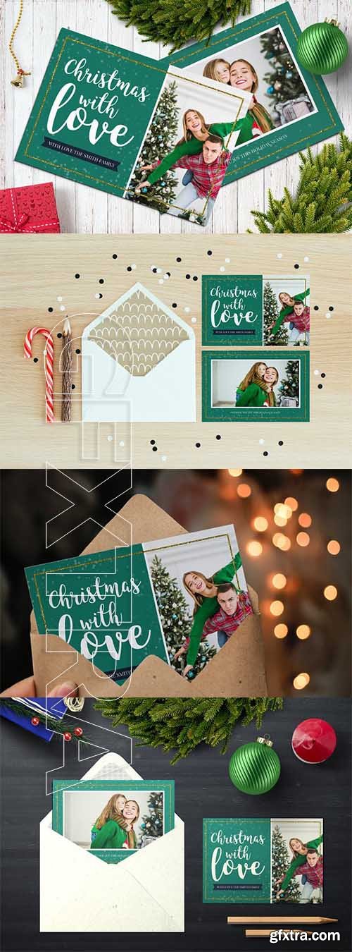 CreativeMarket - Christmas Postcard 5x7 V17 2111316