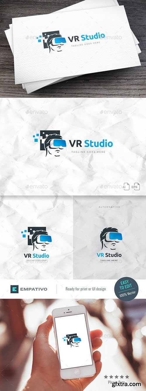 Graphicriver - VR Studio Logo Template 20394847