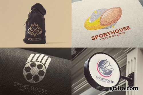 CreativeMarket 40 Premium Sport Logo Icon Set 2025699