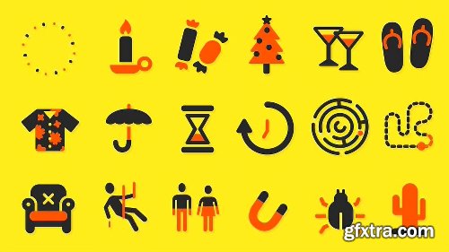 Videohive 500 Animated Icons 5586340