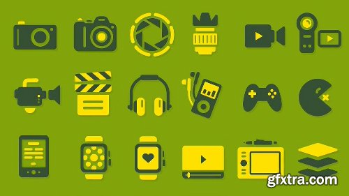 Videohive 500 Animated Icons 5586340