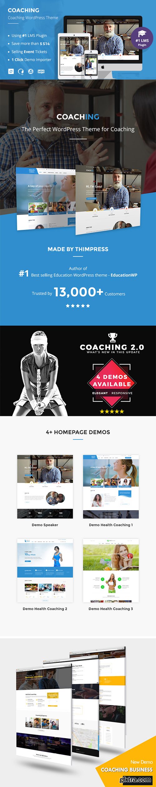 ThemeForest - Speaker and Life Coach WordPress Theme - Coaching WP v2.1.1 - 17097658 - NULLED